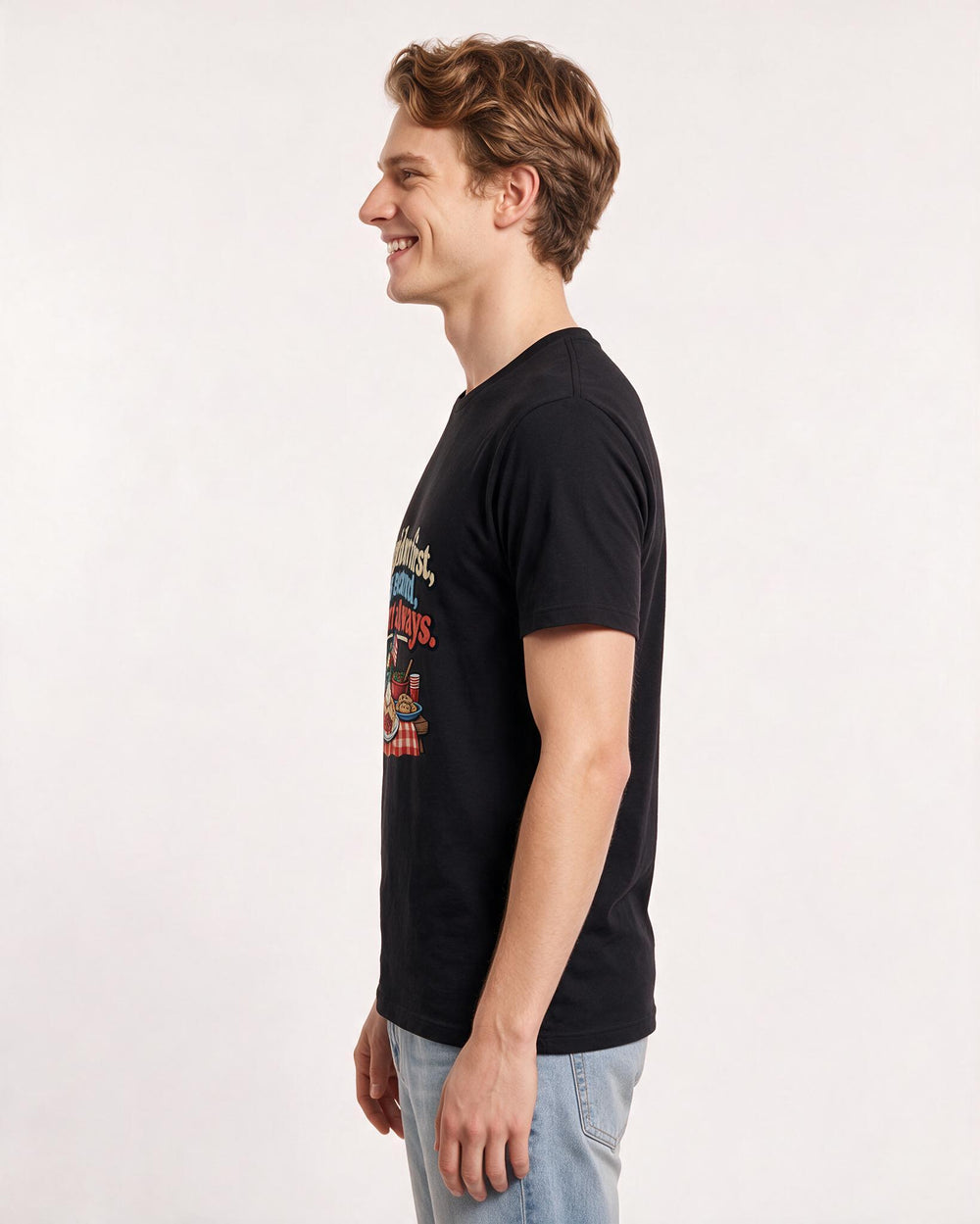 Patriotic Black T-Shirt for Men – Everyday Expression Graphic Tee product image 2