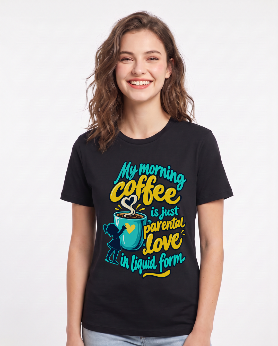 Mom Black T-Shirt for Women – Everyday Expression Graphic Tee product image 3