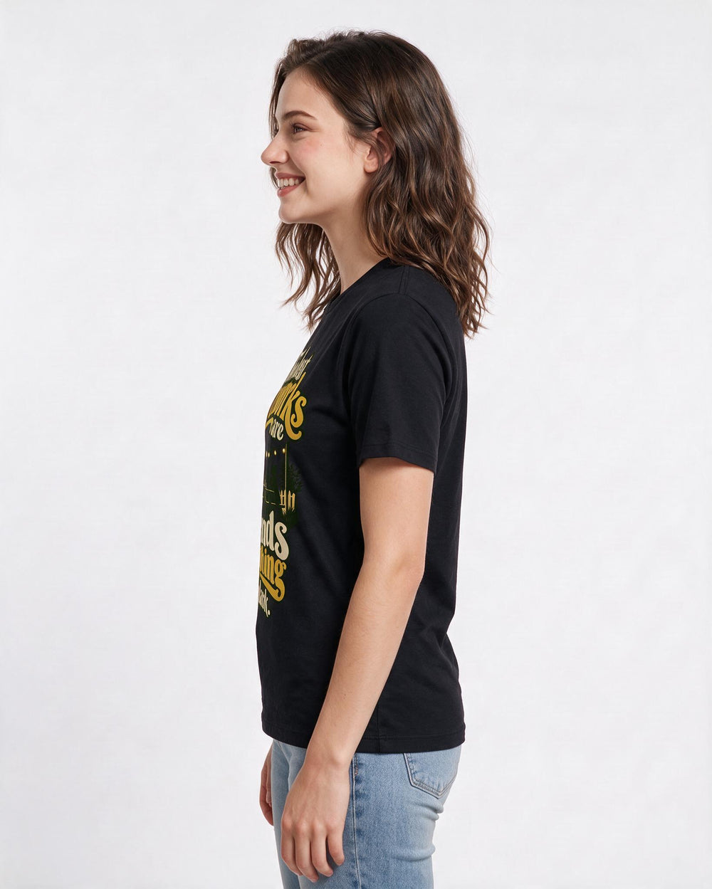 Patriotic Black T-Shirt for Women – Everyday Expression Graphic Tee product image 2