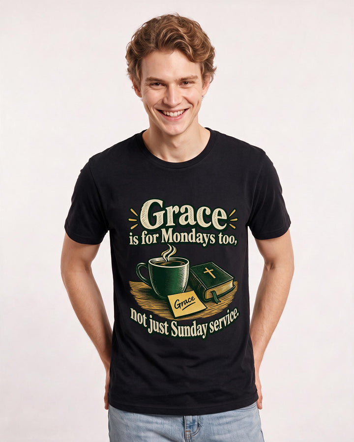 Christian Faith Black T-Shirt for Men – Everyday Expression Graphic Tee product image 1