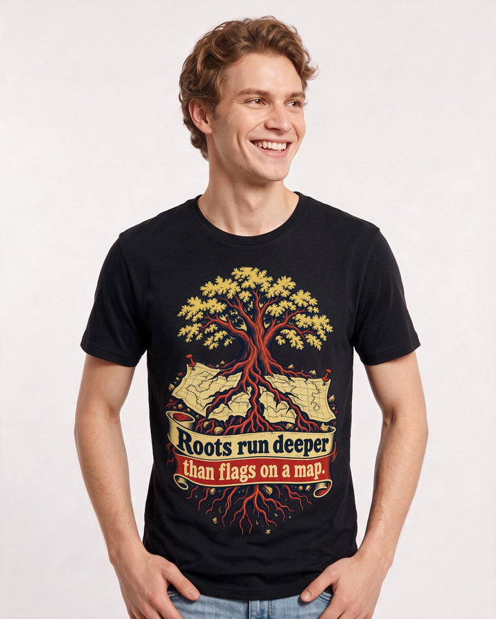 Patriotic Black T-Shirt for Men – Everyday Expression Graphic Tee product image 1