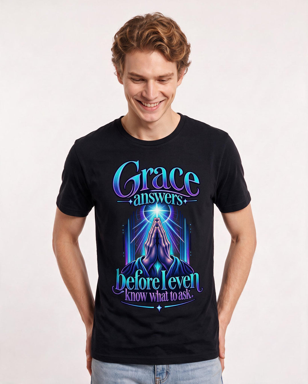 Christian Faith Black T-Shirt for Men – Everyday Expression Graphic Tee product image 1