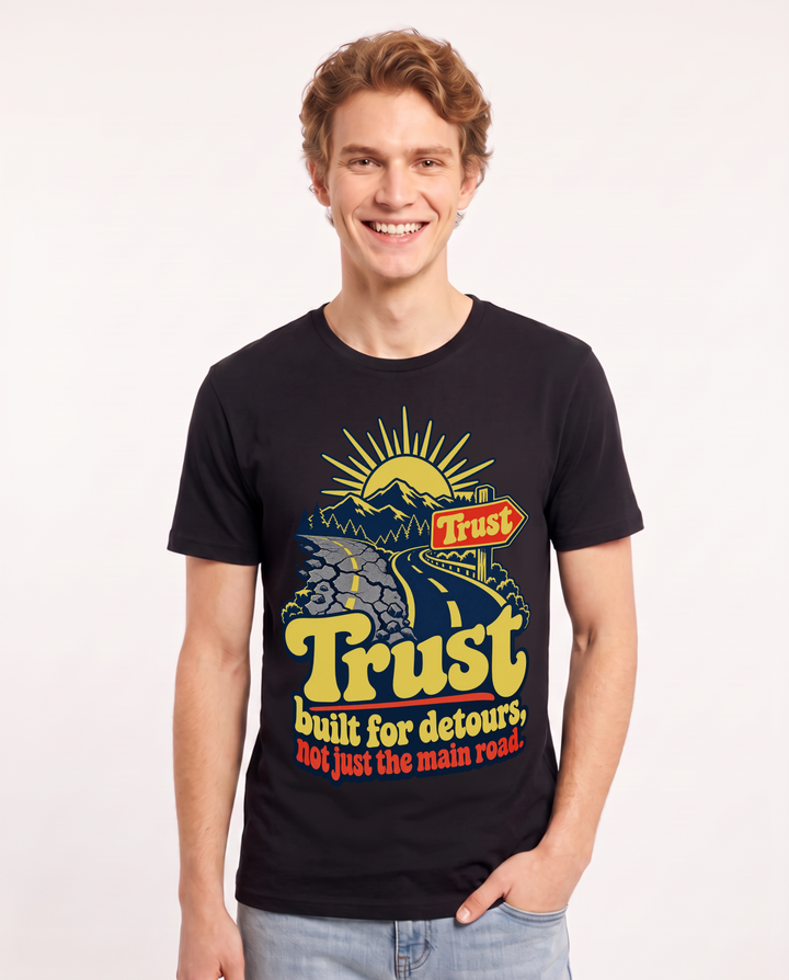 Christian Faith Black T-Shirt for Men – Everyday Expression Graphic Tee product image 3
