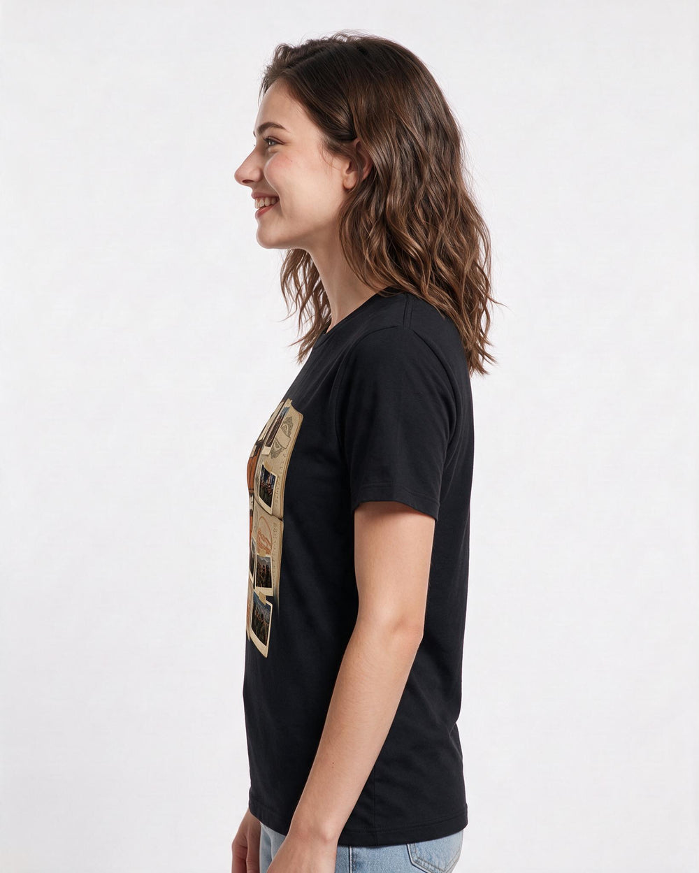 Veteran Black T-Shirt for Women – Everyday Expression Graphic Tee product image 2