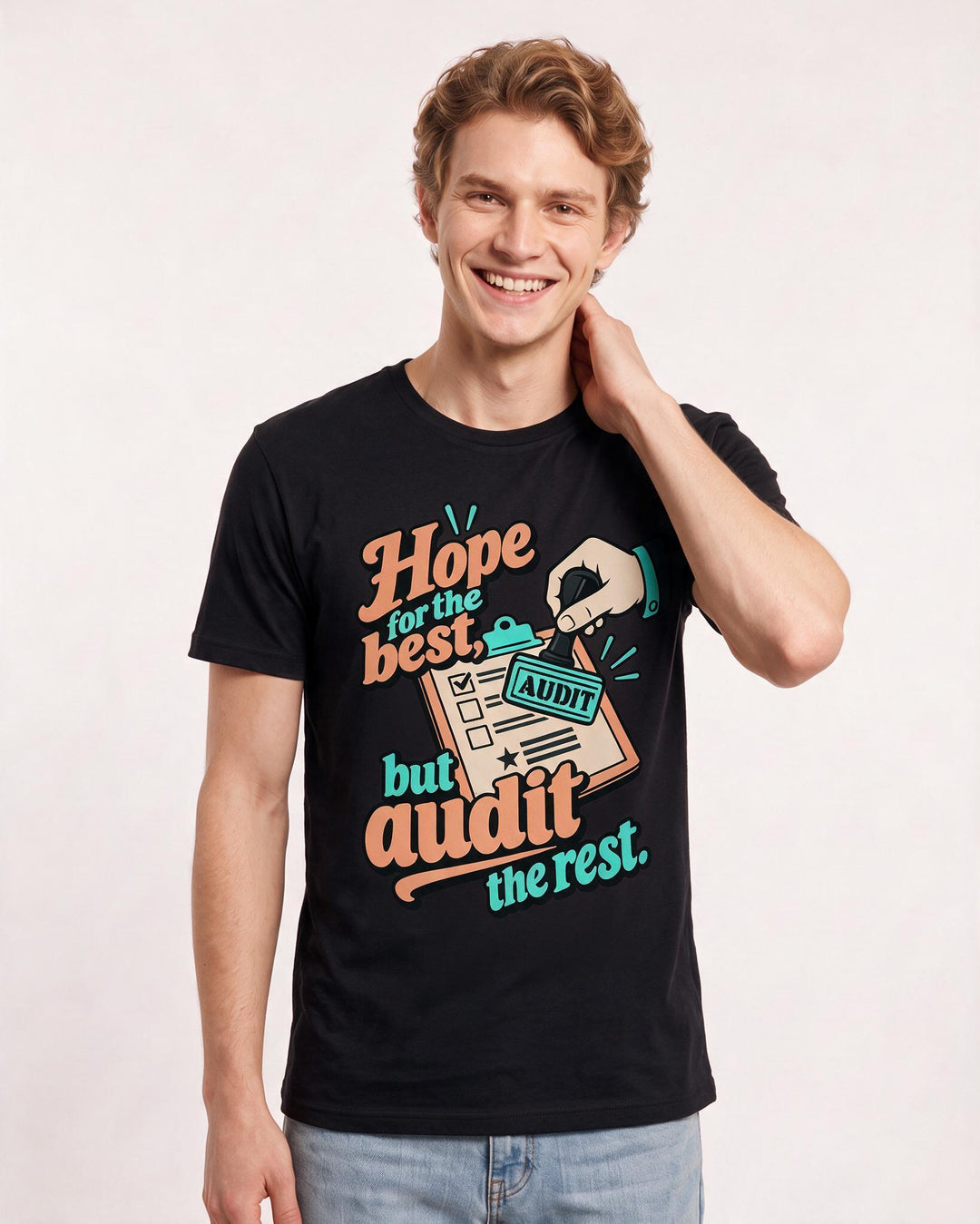 Political Statement Black T-Shirt for Men – Everyday Expression Graphic Tee product image 1