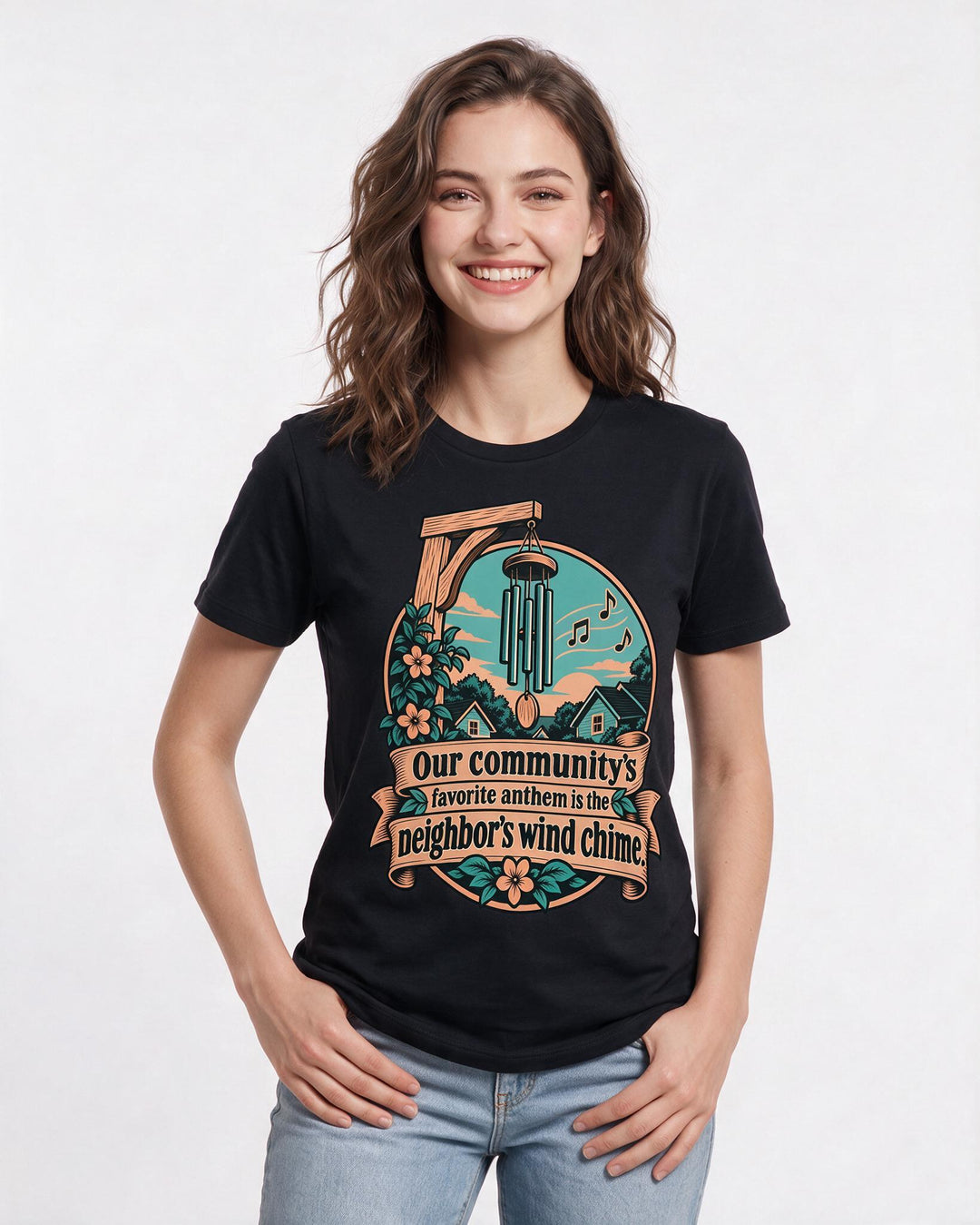 Patriotic Black T-Shirt for Women – Everyday Expression Graphic Tee product image 1