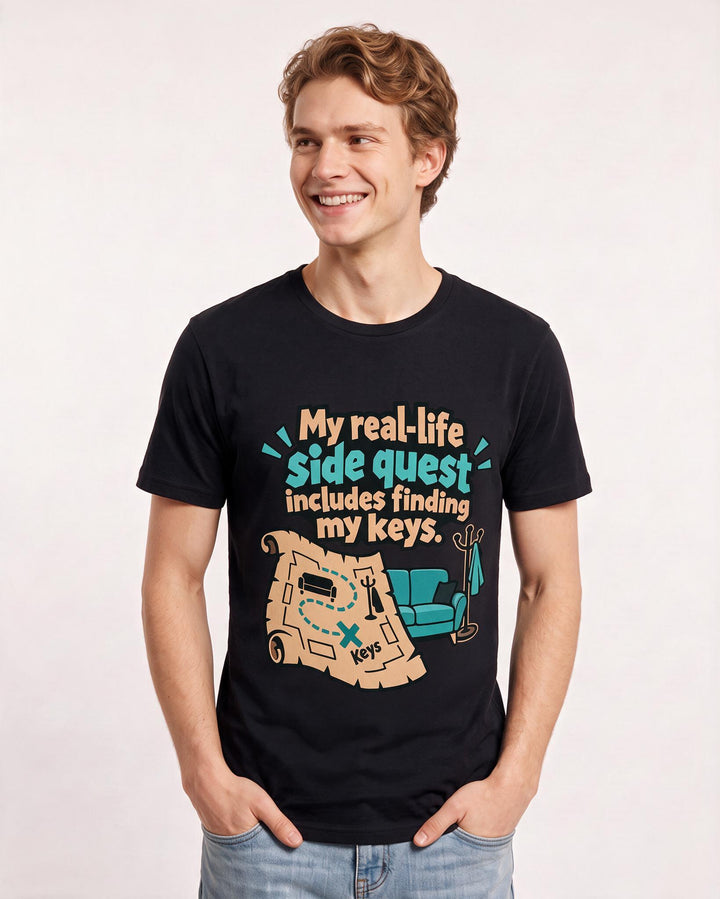 Gaming Black T-Shirt for Men – Game Night Graphic Tee product image 1
