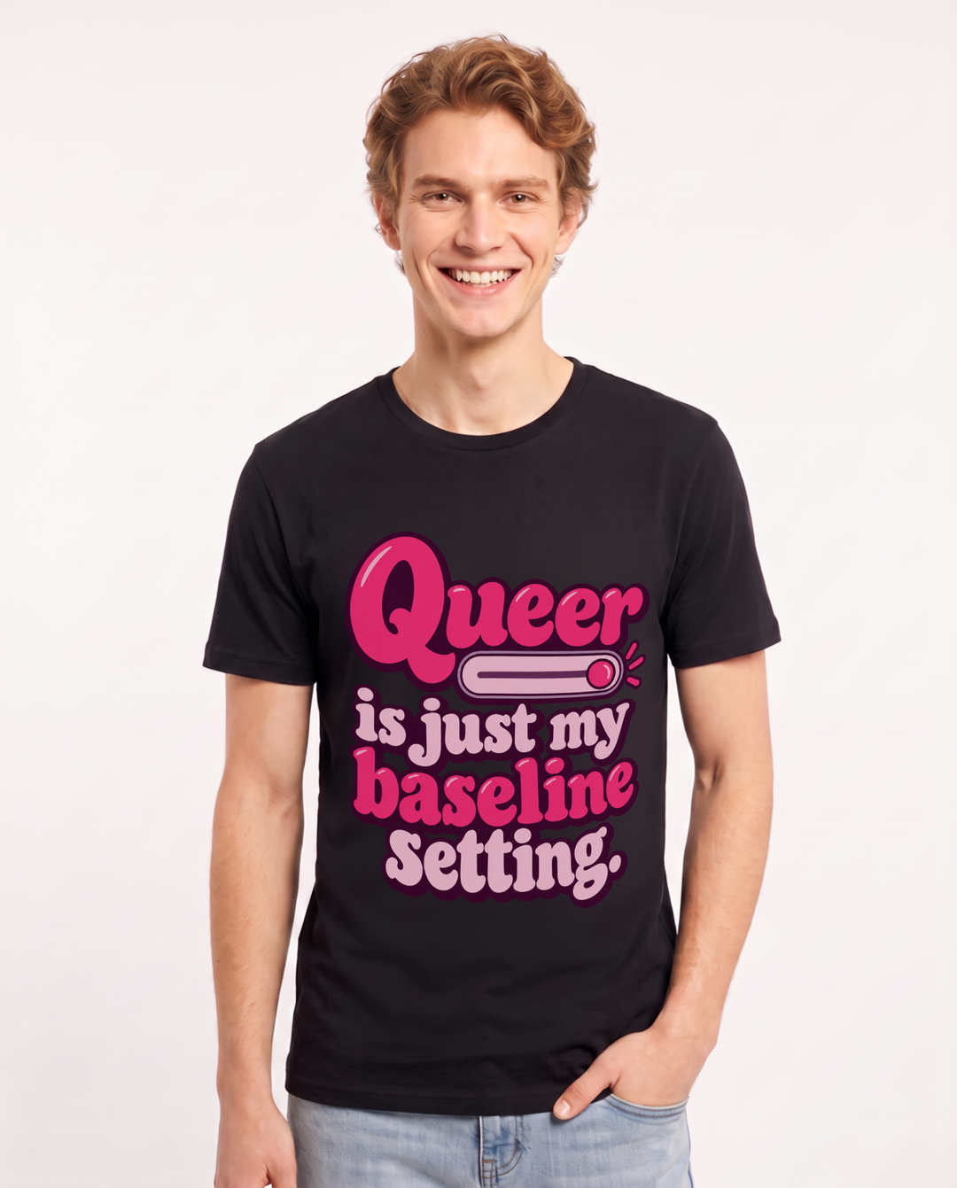 Pride Black T-Shirt for Men – Everyday Expression Graphic Tee product image 3