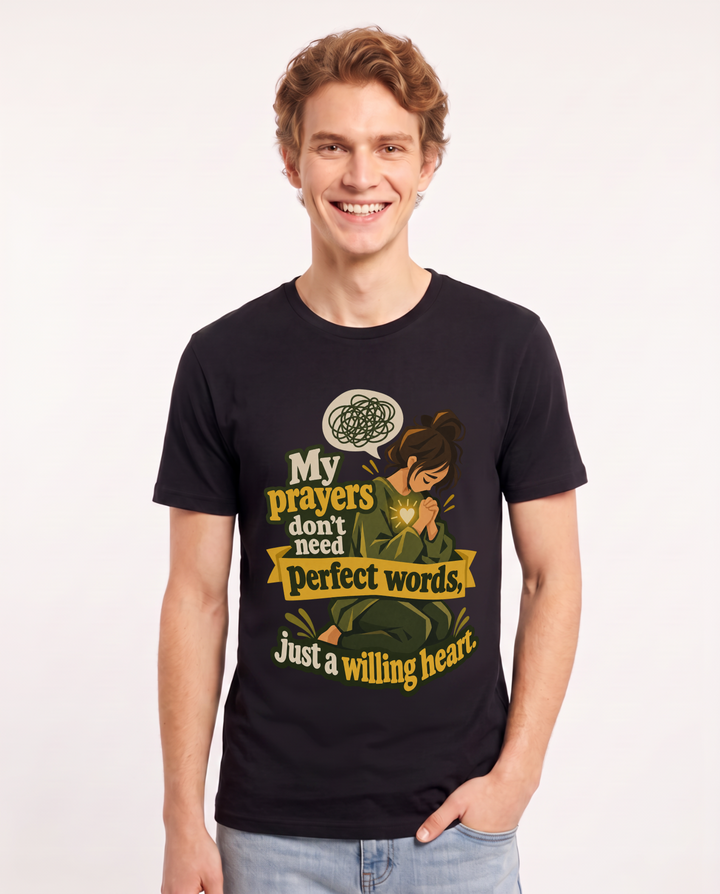Christian Faith Black T-Shirt for Men – Everyday Expression Graphic Tee product image 3