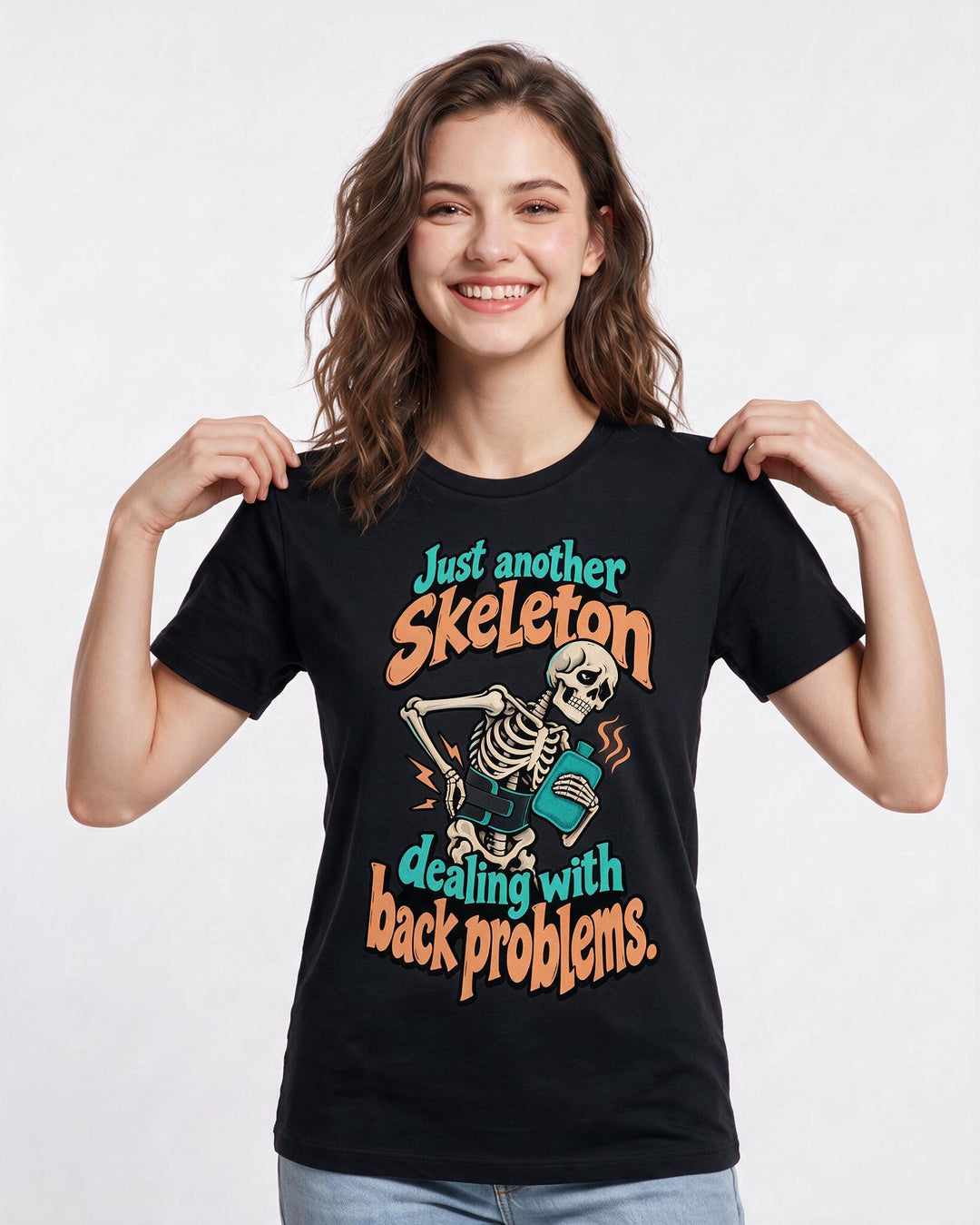 Halloween Black T-Shirt for Women – Halloween Theme Graphic Tee product image 1