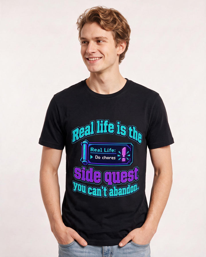 Gaming Black T-Shirt for Men – Game Night Graphic Tee product image 1