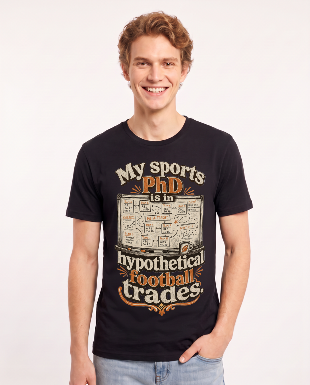 Meme Black T-Shirt for Men – Everyday Expression Graphic Tee product image 3