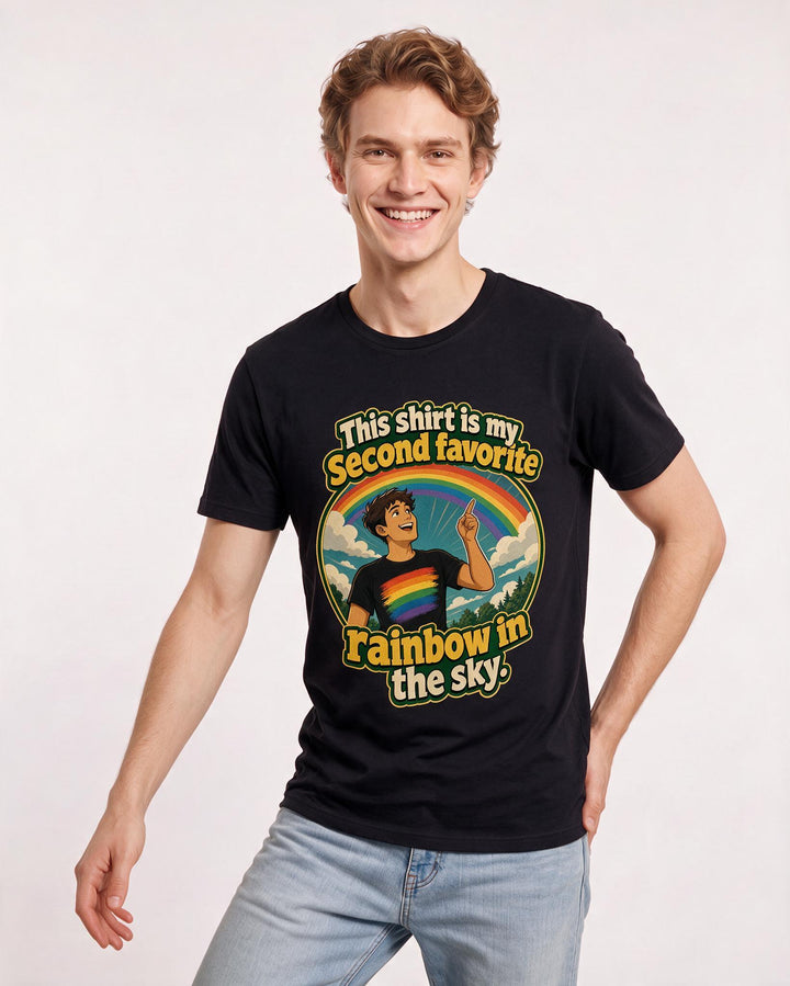 Pride Black T-Shirt for Men – Everyday Expression Graphic Tee product image 1