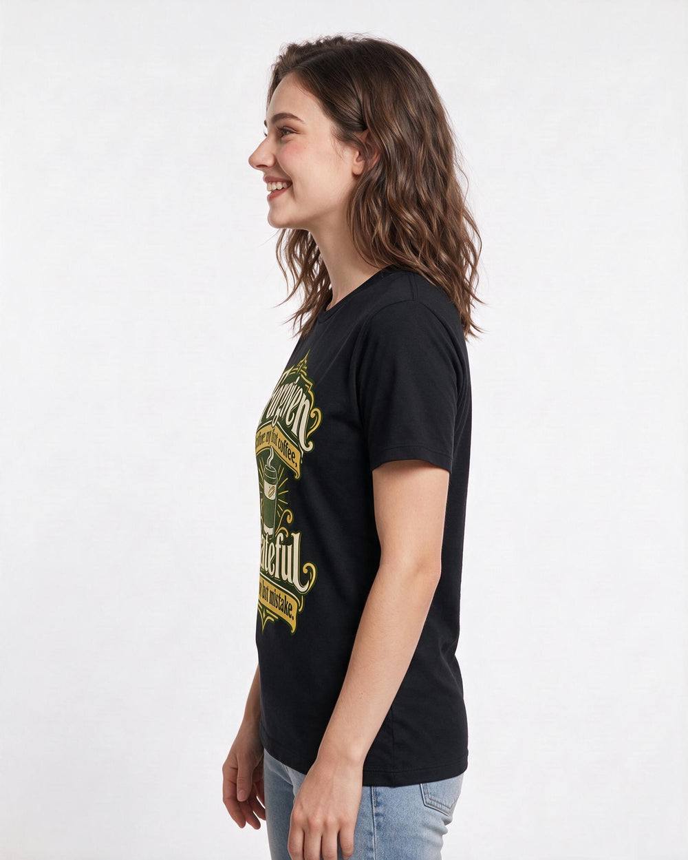 Christian Faith Black T-Shirt for Women – Everyday Expression Graphic Tee product image 2