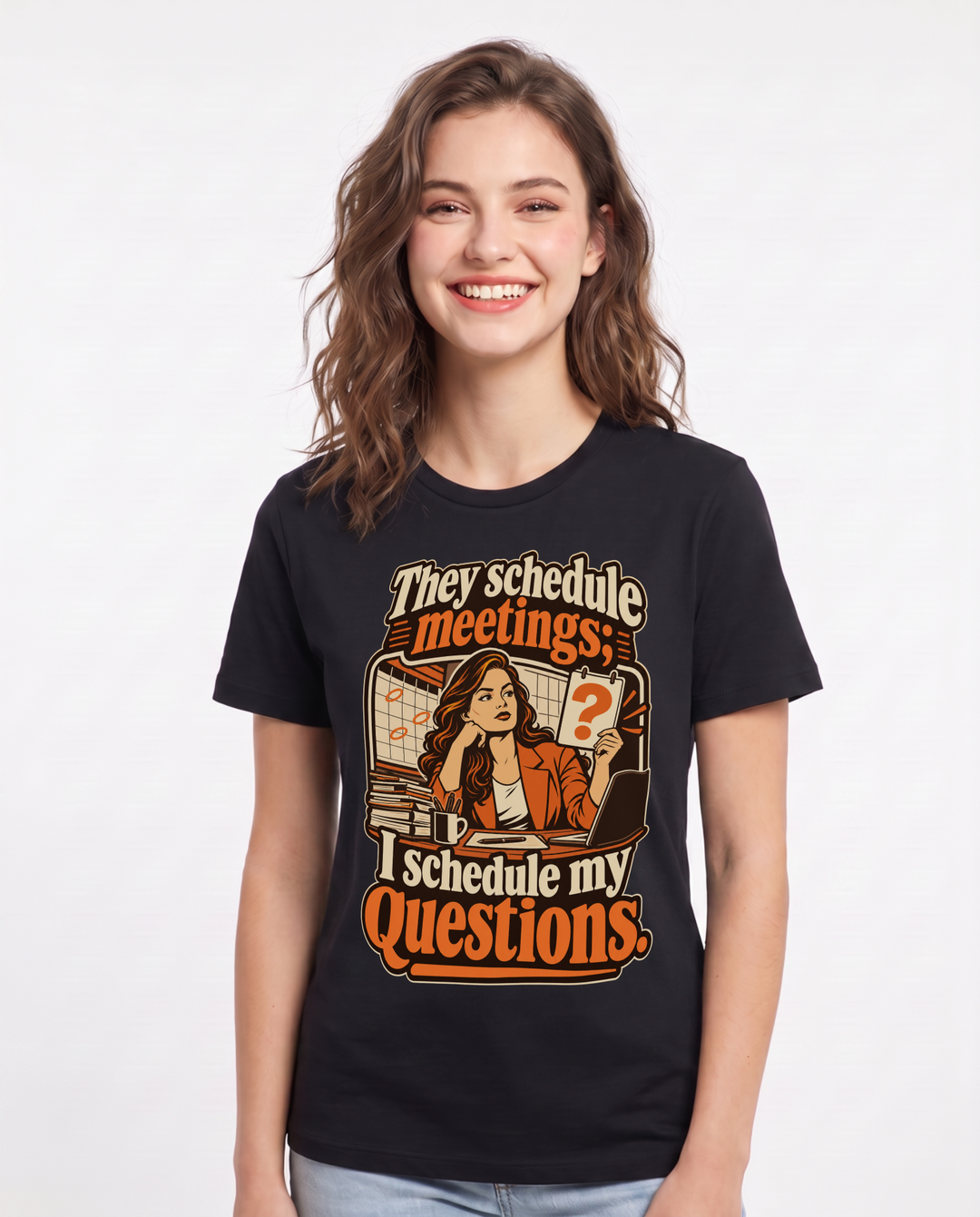 Political Statement Black T-Shirt for Women – Everyday Expression Graphic Tee product image 3