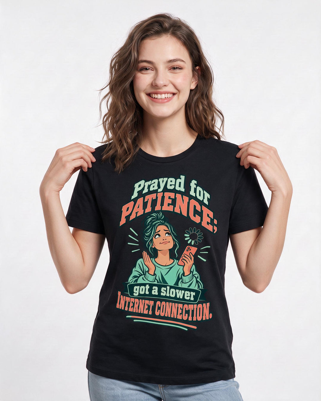 Christian Faith Black T-Shirt for Women – Everyday Expression Graphic Tee product image 1
