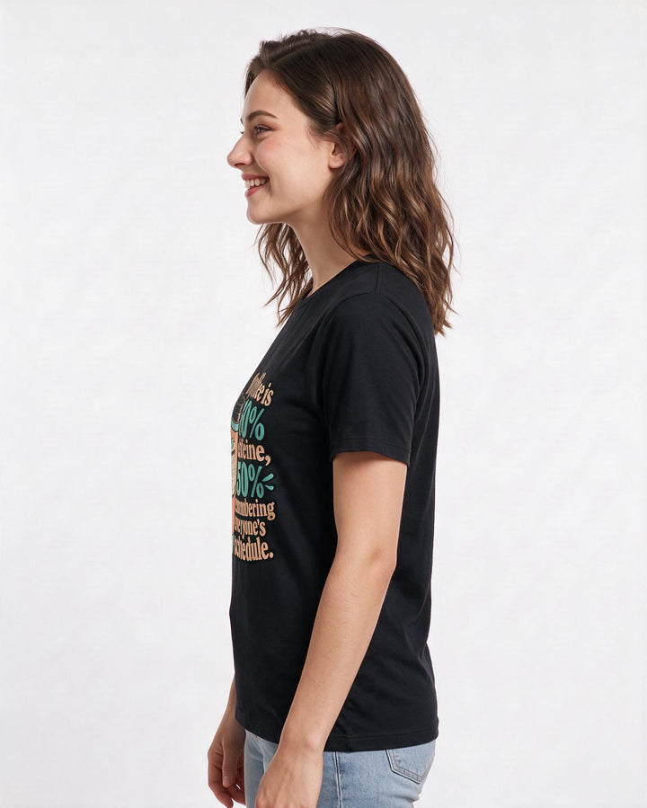 Mom Black T-Shirt for Women – Everyday Expression Graphic Tee product image 2