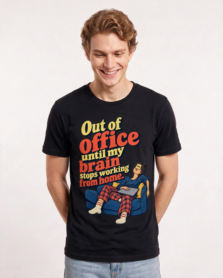 Meme Black T-Shirt for Men – Everyday Expression Graphic Tee product image 1