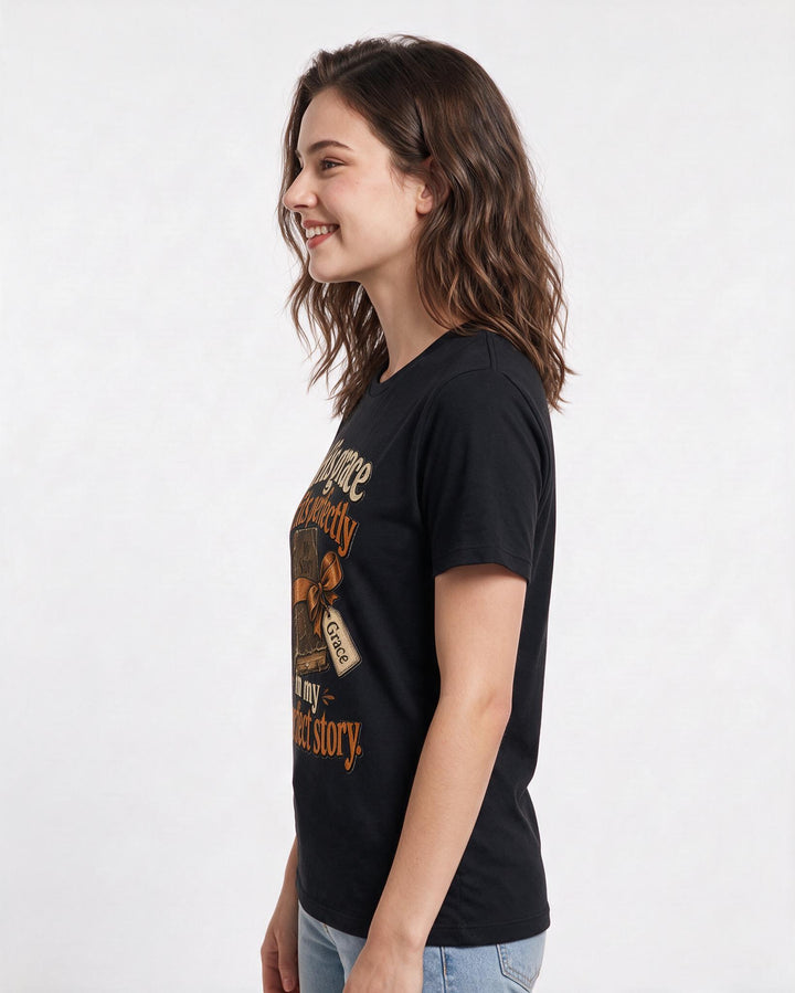 Christian Faith Black T-Shirt for Women – Everyday Expression Graphic Tee product image 2
