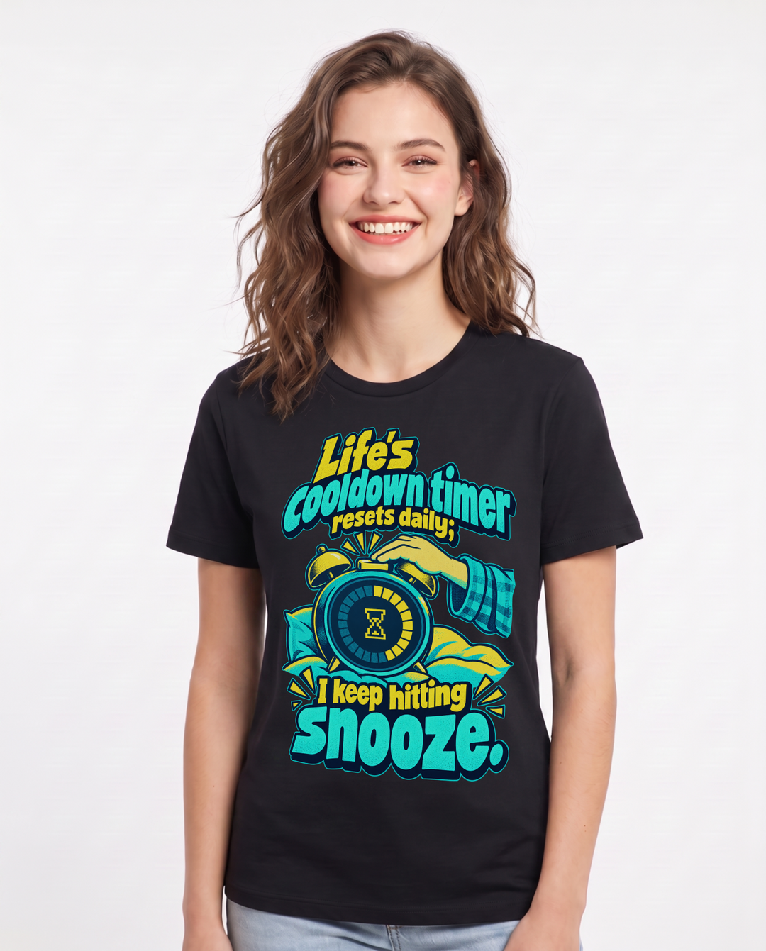 Gaming Black T-Shirt for Women – Game Night Graphic Tee product image 3