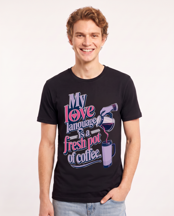 Grandparent Black T-Shirt for Men – Everyday Expression Graphic Tee product image 3
