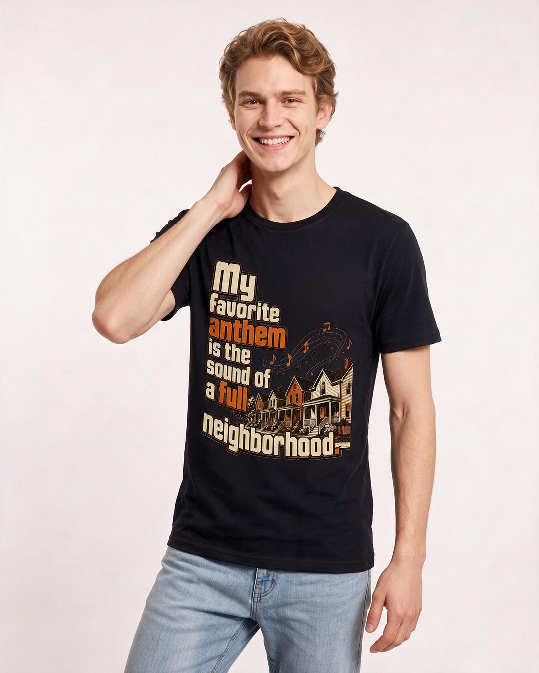 Patriotic Black T-Shirt for Men – Everyday Expression Graphic Tee product image 1