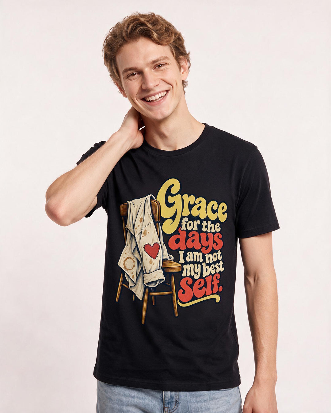 Christian Faith Black T-Shirt for Men – Everyday Expression Graphic Tee product image 1