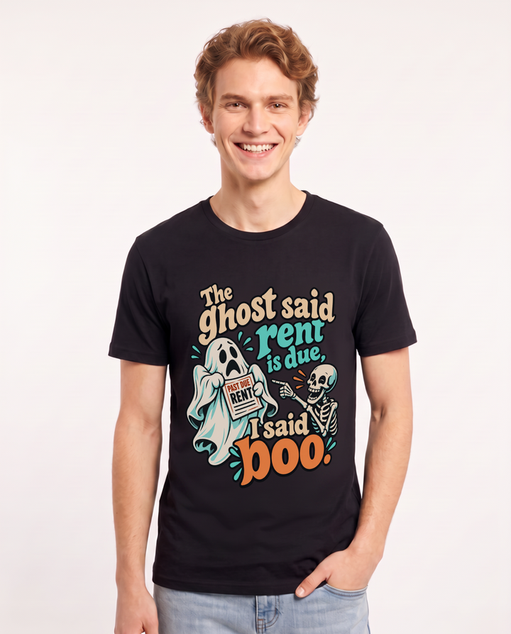 Halloween Black T-Shirt for Men – Halloween Theme Graphic Tee product image 3