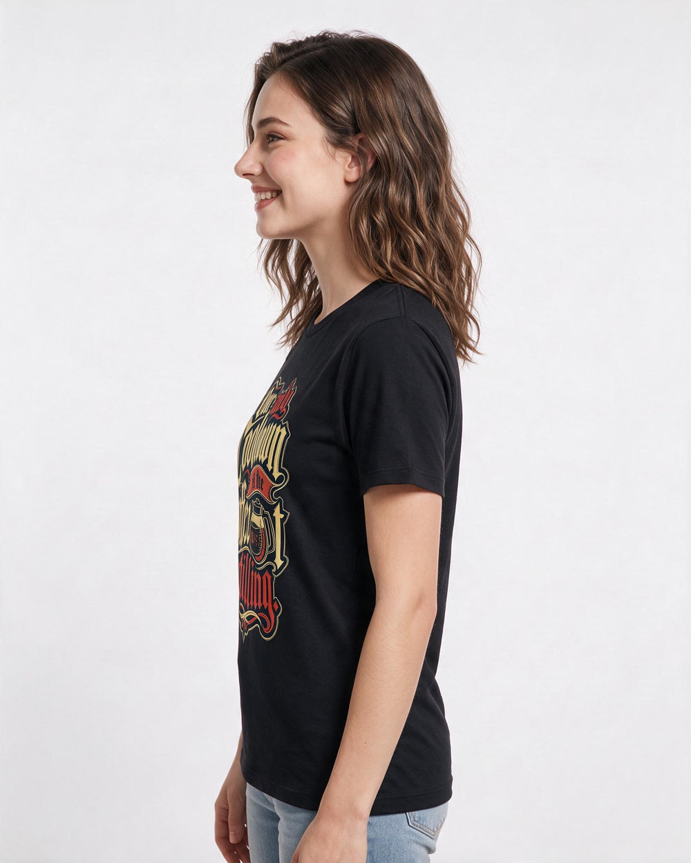 Gaming Black T-Shirt for Women – Game Night Graphic Tee product image 2