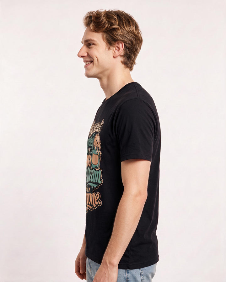 Grandparent Men's Black T-Shirt – My secret ingredient is extra ice cream for everyone product image 2