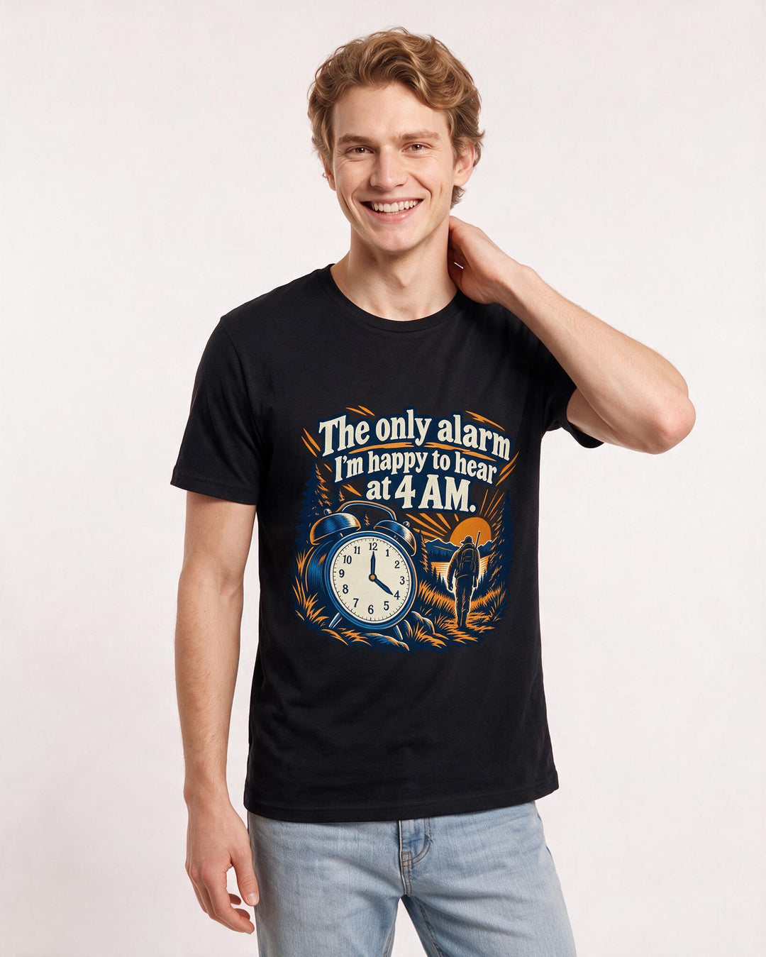 Hunting Black T-Shirt for Men – Everyday Expression Graphic Tee product image 1