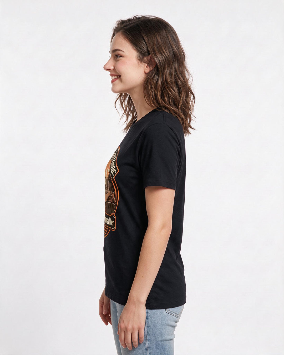 Veteran Black T-Shirt for Women – Everyday Expression Graphic Tee product image 2