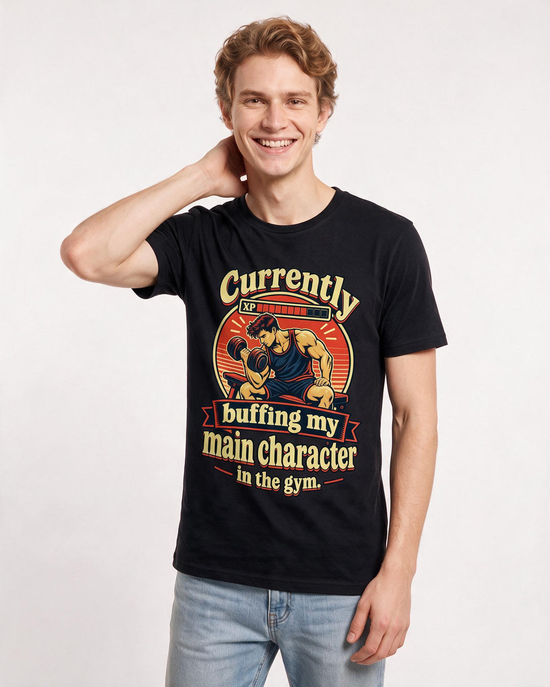 Gaming Black T-Shirt for Men – Game Night Graphic Tee product image 1