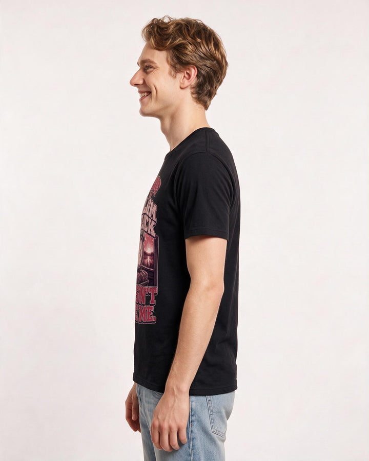 Hunting Black T-Shirt for Men – Everyday Expression Graphic Tee product image 2