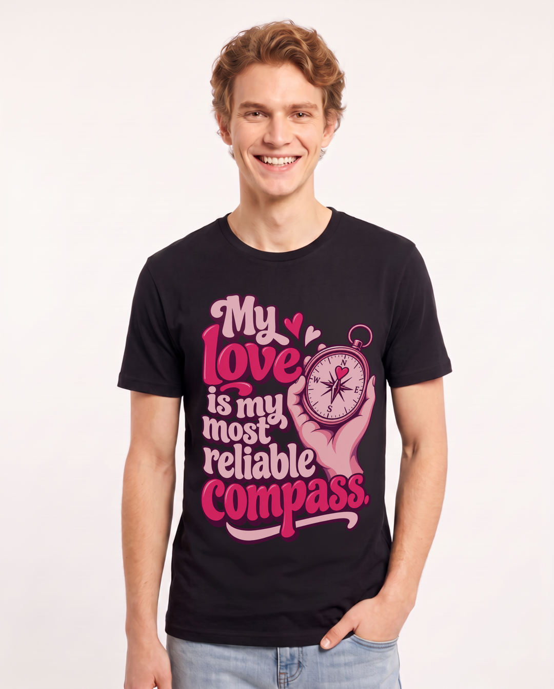 Pride Black T-Shirt for Men – Everyday Expression Graphic Tee product image 3