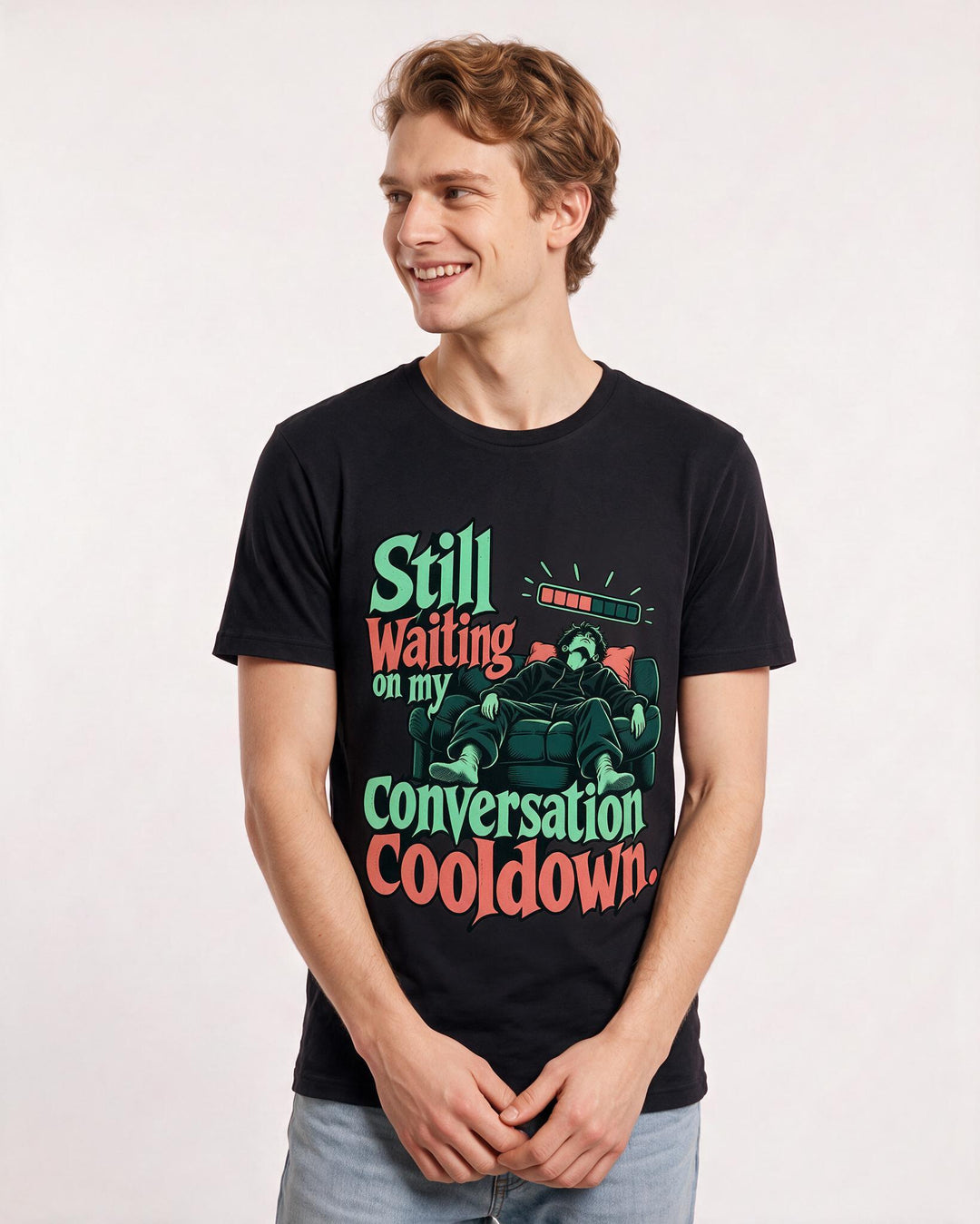 Gaming Black T-Shirt for Men – Game Night Graphic Tee product image 1