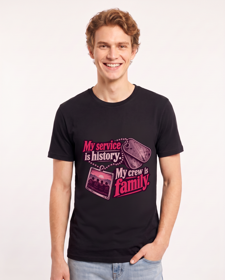 Veteran Black T-Shirt for Men – Everyday Expression Graphic Tee product image 3