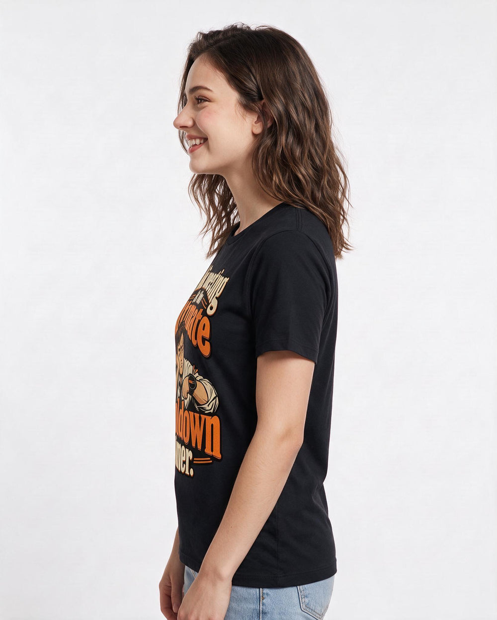 Gaming Black T-Shirt for Women – Game Night Graphic Tee product image 2