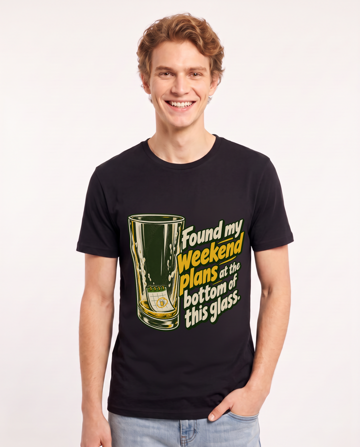 Beer Black T-Shirt for Men – Everyday Expression Graphic Tee product image 3
