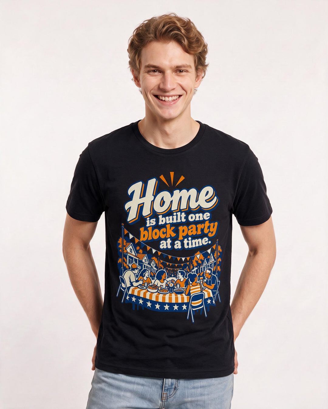 Patriotic Black T-Shirt for Men – Everyday Expression Graphic Tee product image 1
