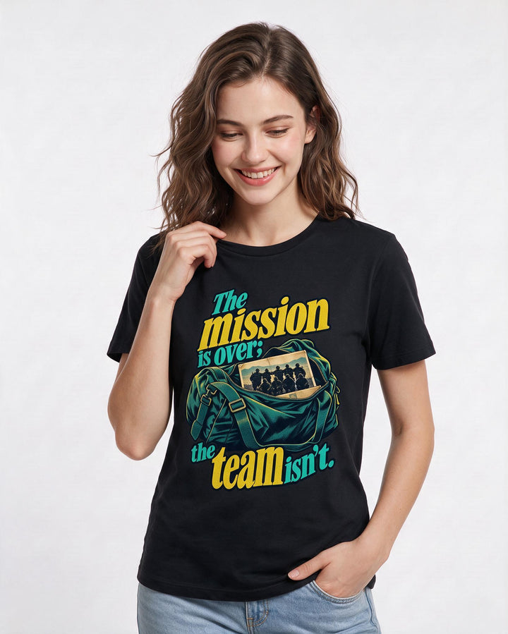 Veteran Black T-Shirt for Women – Everyday Expression Graphic Tee product image 1