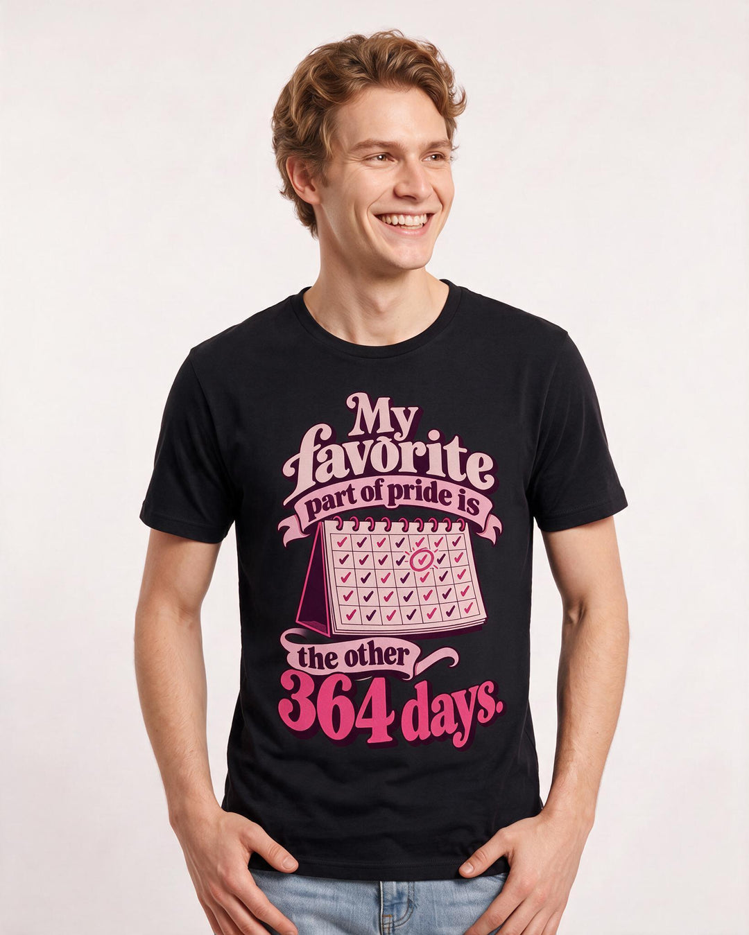 Pride Black T-Shirt for Men – Everyday Expression Graphic Tee product image 1