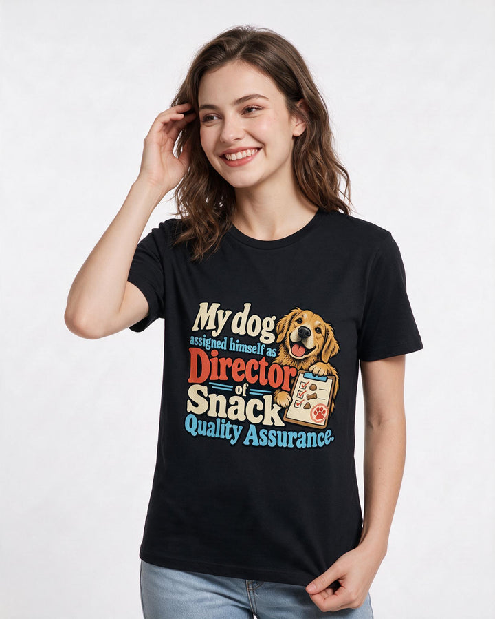 Cat Lover Black T-Shirt for Women – Everyday Expression Graphic Tee product image 1