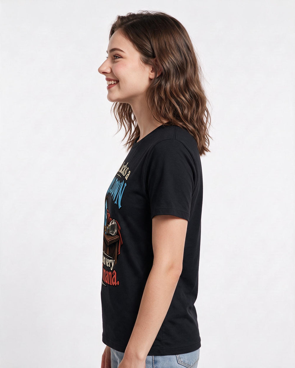 Gaming Black T-Shirt for Women – Game Night Graphic Tee product image 2