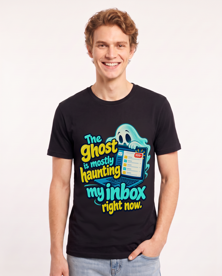 Halloween Black T-Shirt for Men – Halloween Theme Graphic Tee product image 3