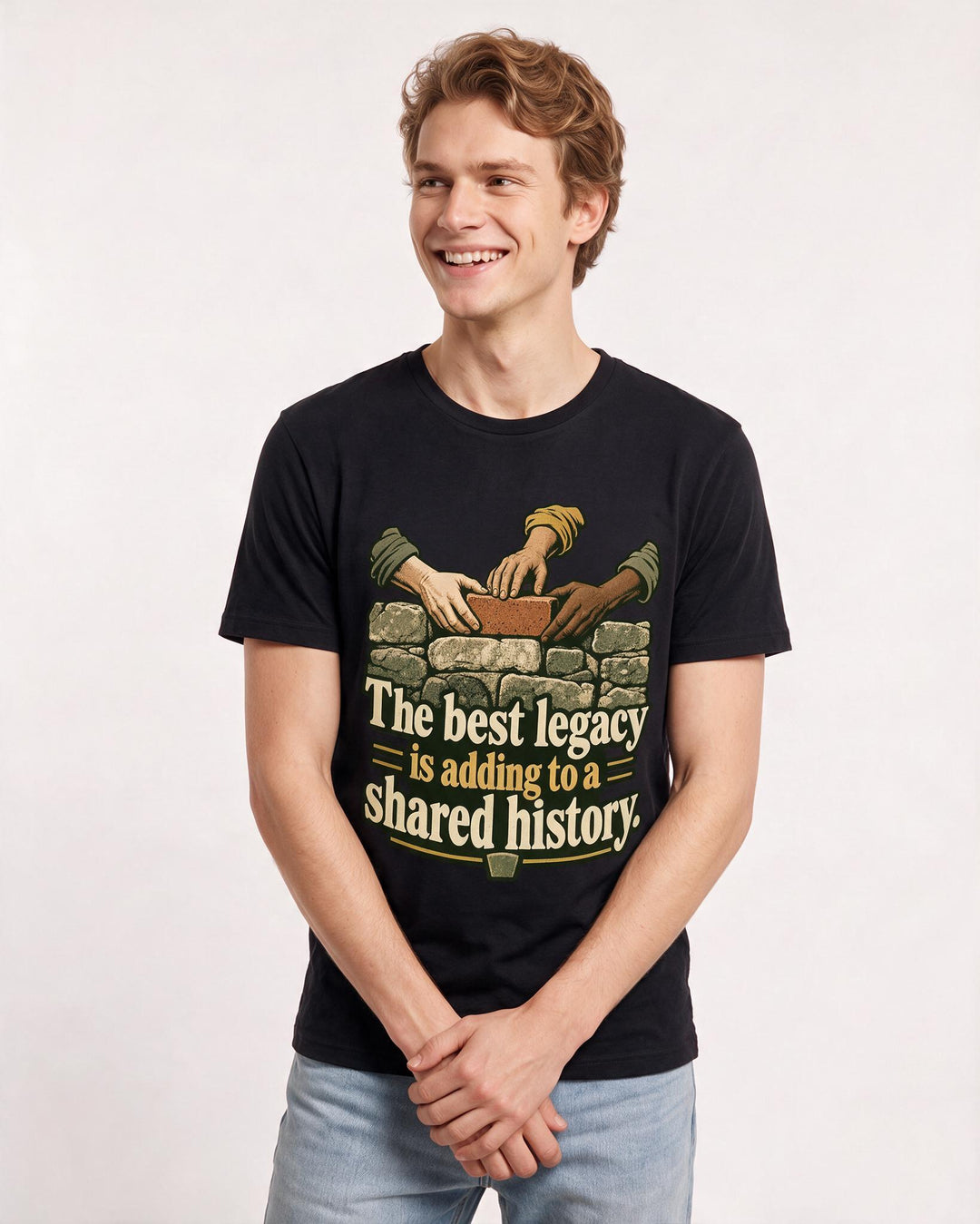 Patriotic Black T-Shirt for Men – Everyday Expression Graphic Tee product image 1