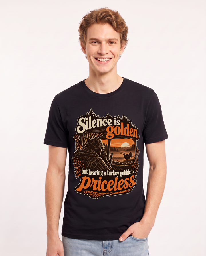 Hunting Black T-Shirt for Men – Everyday Expression Graphic Tee product image 3