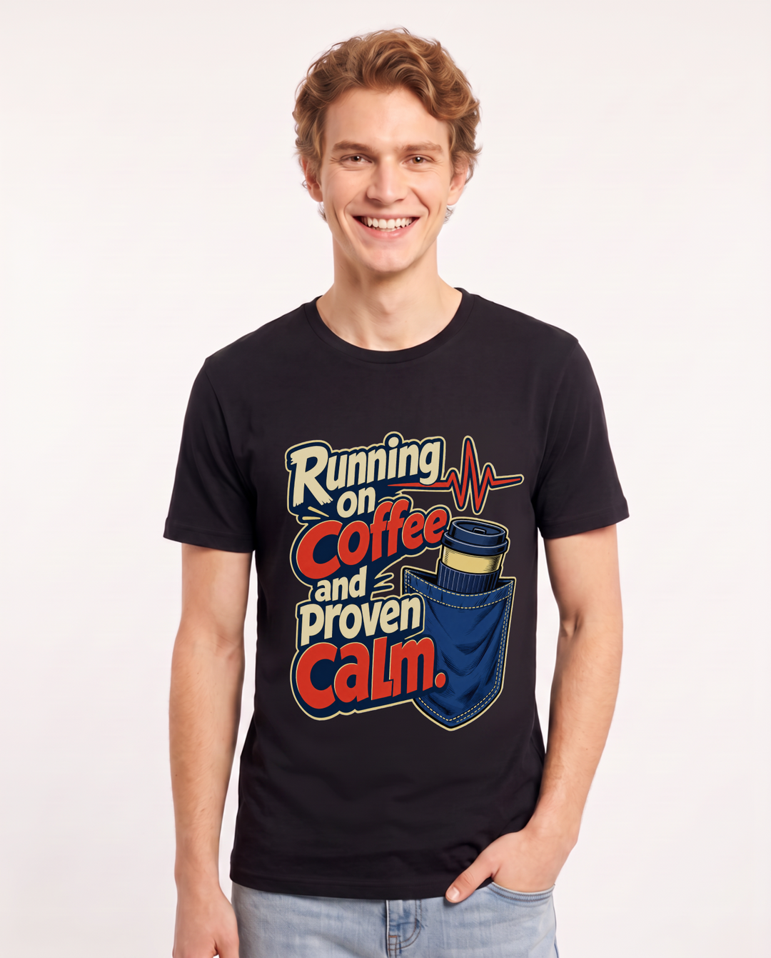 Nurse Black T-Shirt for Men – Nursing Life Graphic Tee product image 3
