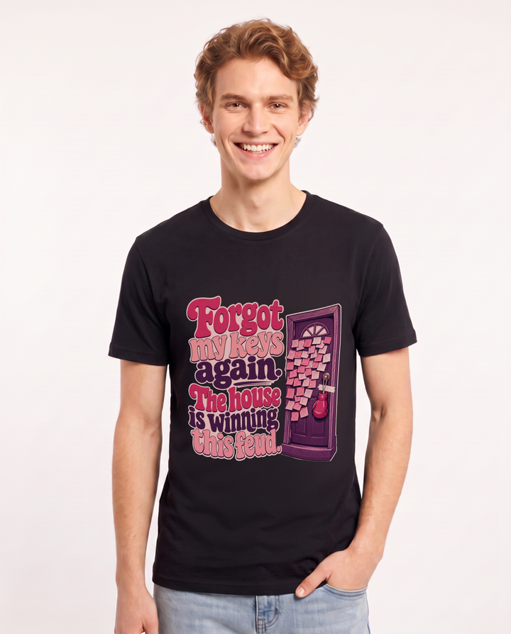 Meme Black T-Shirt for Men – Everyday Expression Graphic Tee product image 3