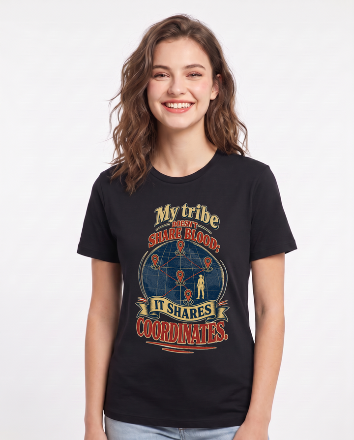 Veteran Black T-Shirt for Women – Everyday Expression Graphic Tee product image 3